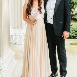 Jenny Yoo Wrap Bridesmaid Dress